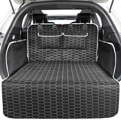 Oasser Car Boot Liner 4-Layer Non-Slip Waterproof Protector with Bumper Cover