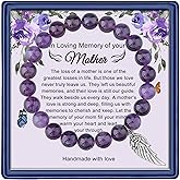 Haoze Sympathy Gift for Loss of Mom, Remembrance Bracelet Sympathy Memorial Gifts for Loss of Mom Mother Father Pet Grief Jewelry Bereavement Condolence Gifts