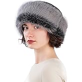 Mumcu's Leather Women's Bucket Hat Shearling Sheepskin Fur Lined Winter Beanie Skull Cap
