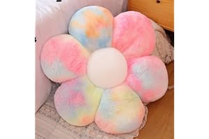 AmyToo 20” Flower Pillow Flower Shaped Throw Pillow Colorful Daisy Flower Pillows Seating Cushions for Adults Kids Throw Pillows Couch Decor