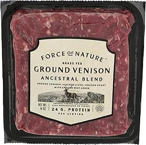 Force Of Nature Meats Ground Venison, Liver, Heart, 14 Oz