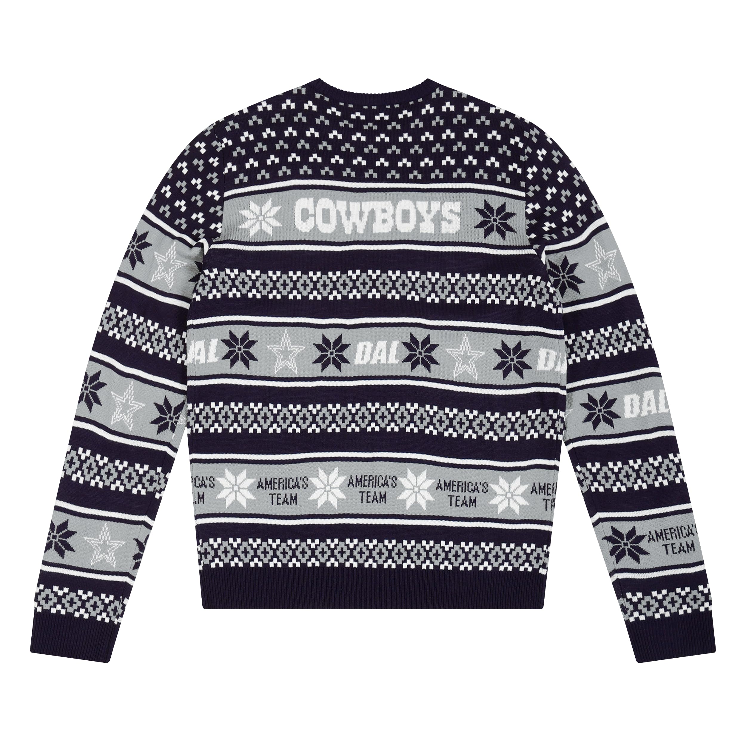 FOCO Standard NFL Big Logo Ugly Sweater, Team Color