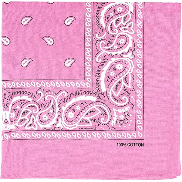cottonmelody様♡SALE Amazon.com: CTM Modern Paisley 20x20 Cotton Bandana, Red