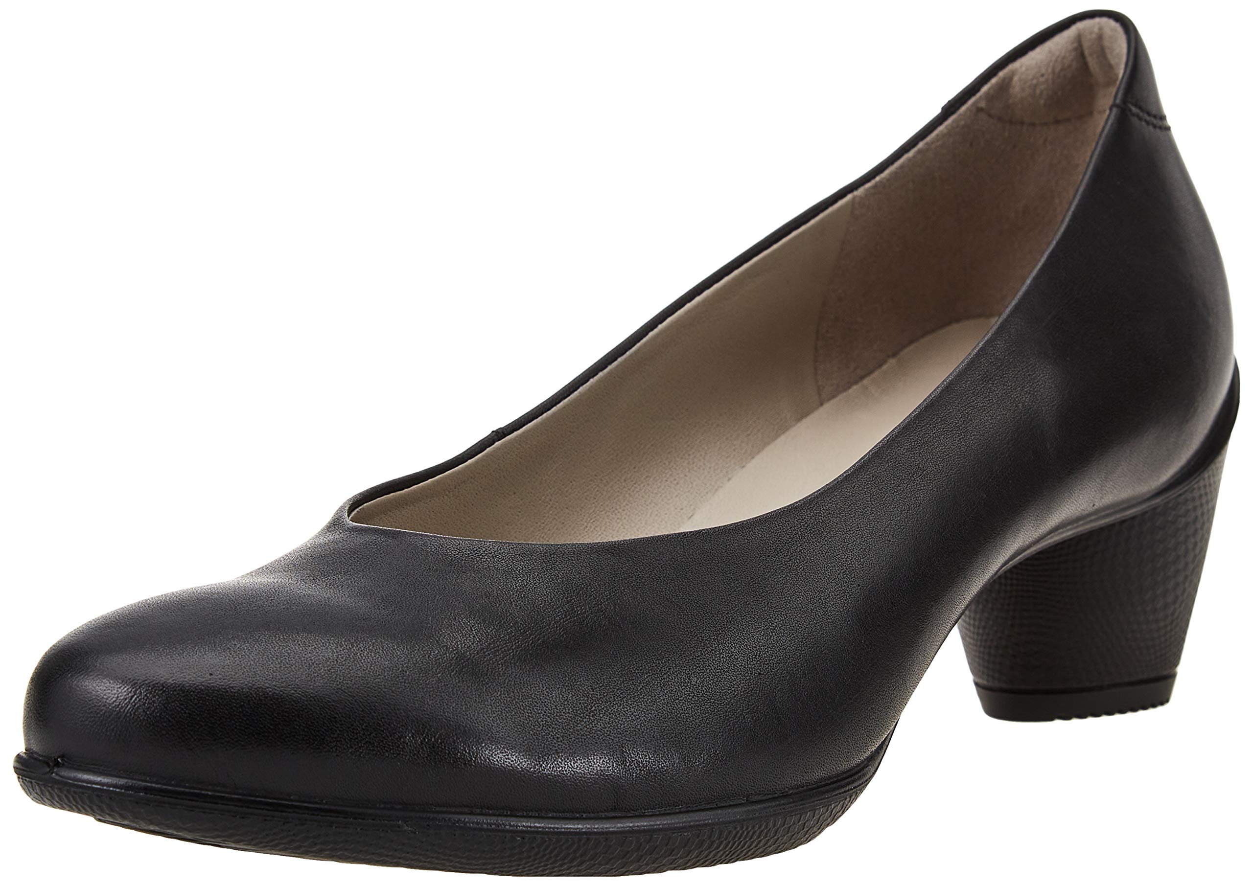ECCO Womens Sculptured 45 Court Shoes 23020301001 Black 6 UK, 39 EU