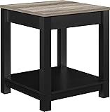 Ameriwood Home 5046196PCOM Carver End Table, Black