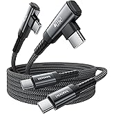 USB C Cable [2Pack, 3.3ft] 240W Fast Charging Type C Cord, Nylon Braided USB 2.0 Cable for iPhone 17 16 15 Pro Plus Pro Max Air, iPad Pro, Samsung Galaxy S24 S23, Switch, MacBook Pro, Pixel-Black