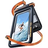 TORRAS IP68 Waterproof Phone Pouch Double Space, Floating Waterproof Phone Case with Lanyard for iPhone 17 Pro Max 16 15 14 S25 S24, Phone Dry Bag Vacation Cruise Ship Travel Essentials 7.0'', Black
