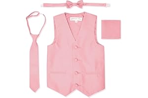 Johnnie Lene Boys Formal Dupioni Tuxedo Vest Set