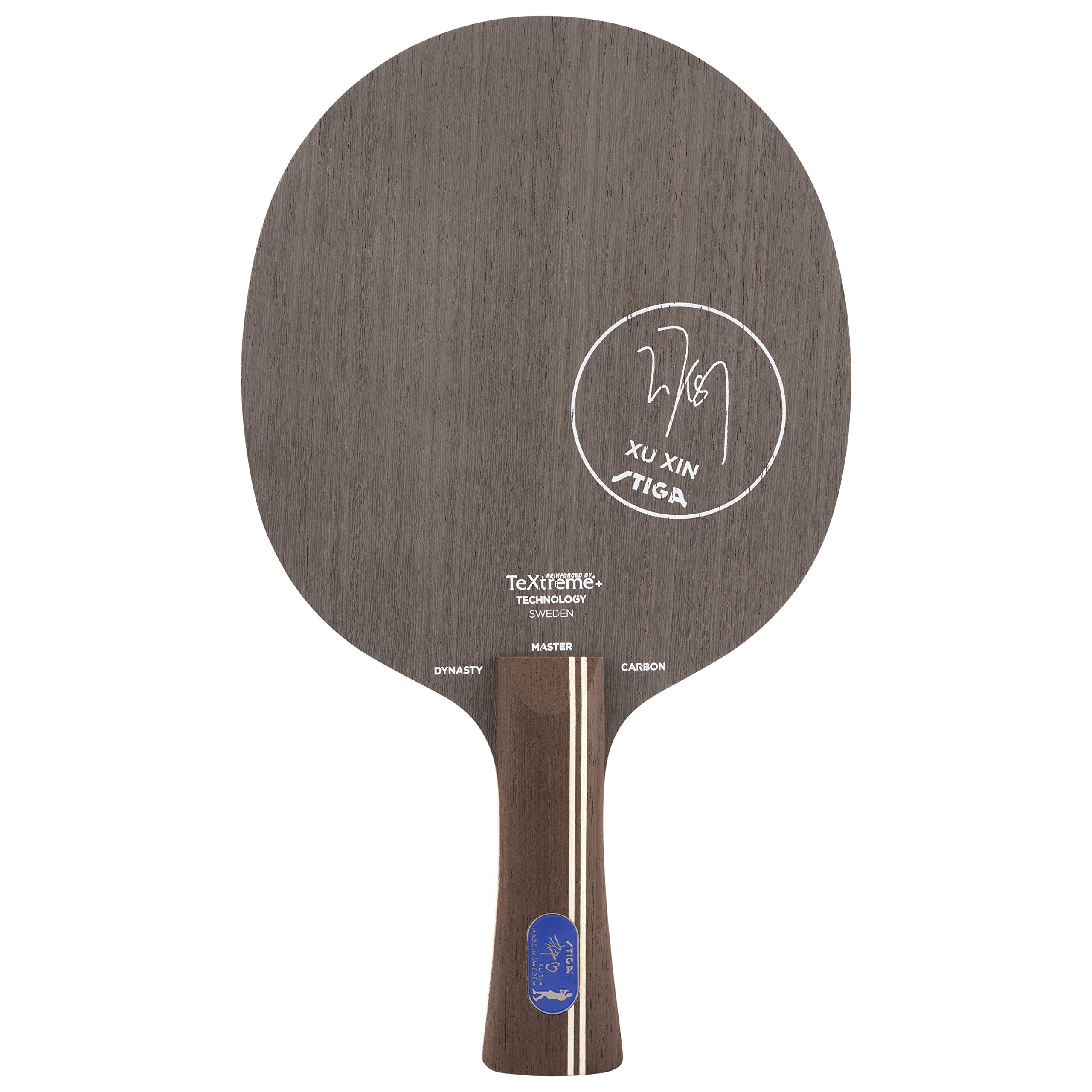 STIGA Unisex Adult Dynasty Carbon Xu Xin Edition Classic Table Tennis Blade - Wooden, One Size
