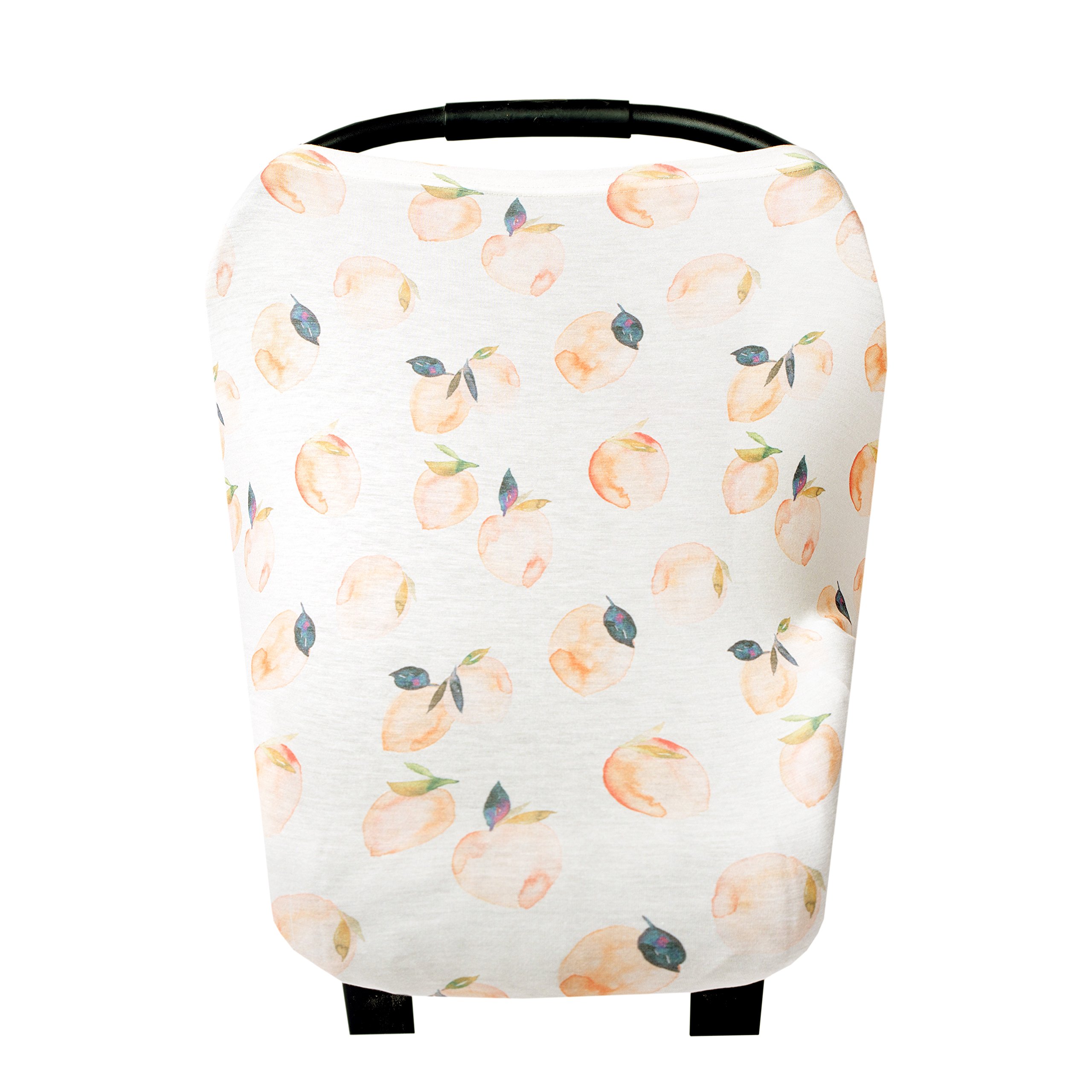 Copper Pearl Baby Car Seat Cover Canopy and Nursing Cover Multi-Use Stretchy 5 in 1 Gift "Caroline"