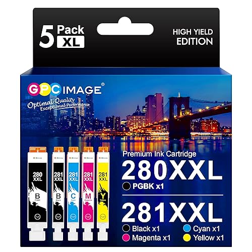 6PK XXL Ink Cartridges Set For Canon PGI 280 CLI 281 Ts8120 Ts8220 Ts8320 Ts9120 R 1023992