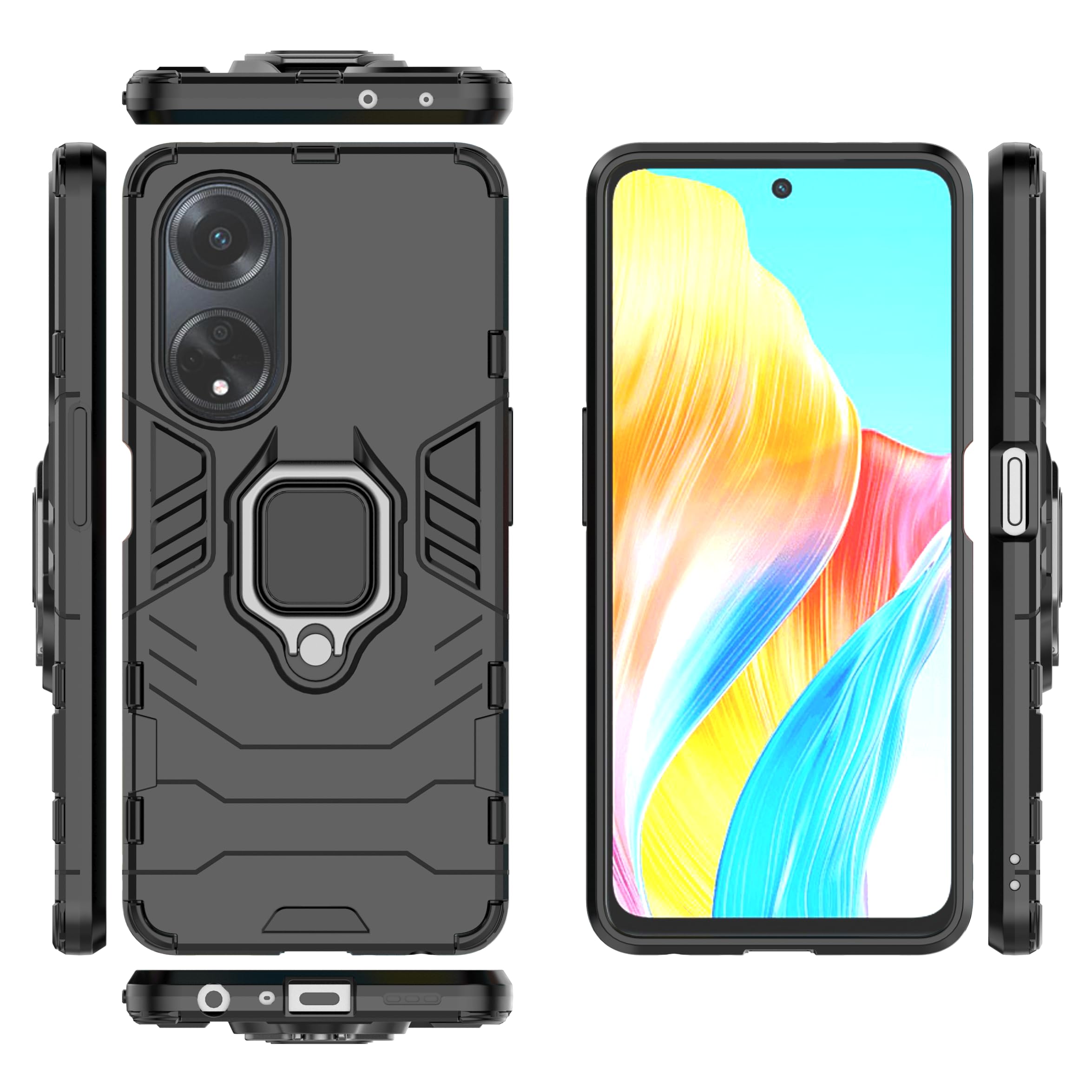 Jiajihua Case Compatible with Oppo A58 4G CPH2577