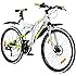 Talson 26 Zoll Mountainbike Fahrrad MIT VOLLFEDERUNG & Beleuchtung 21