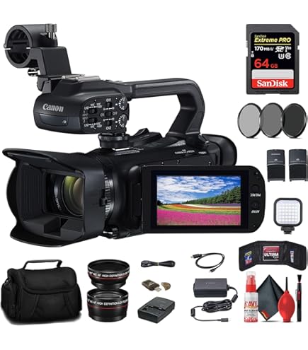 Amazon.com: Canon XA65 Professional UHD 4K Camcorder (5732C002) +