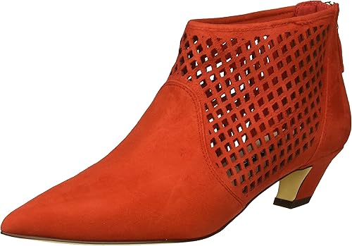 nine west red ankle boots