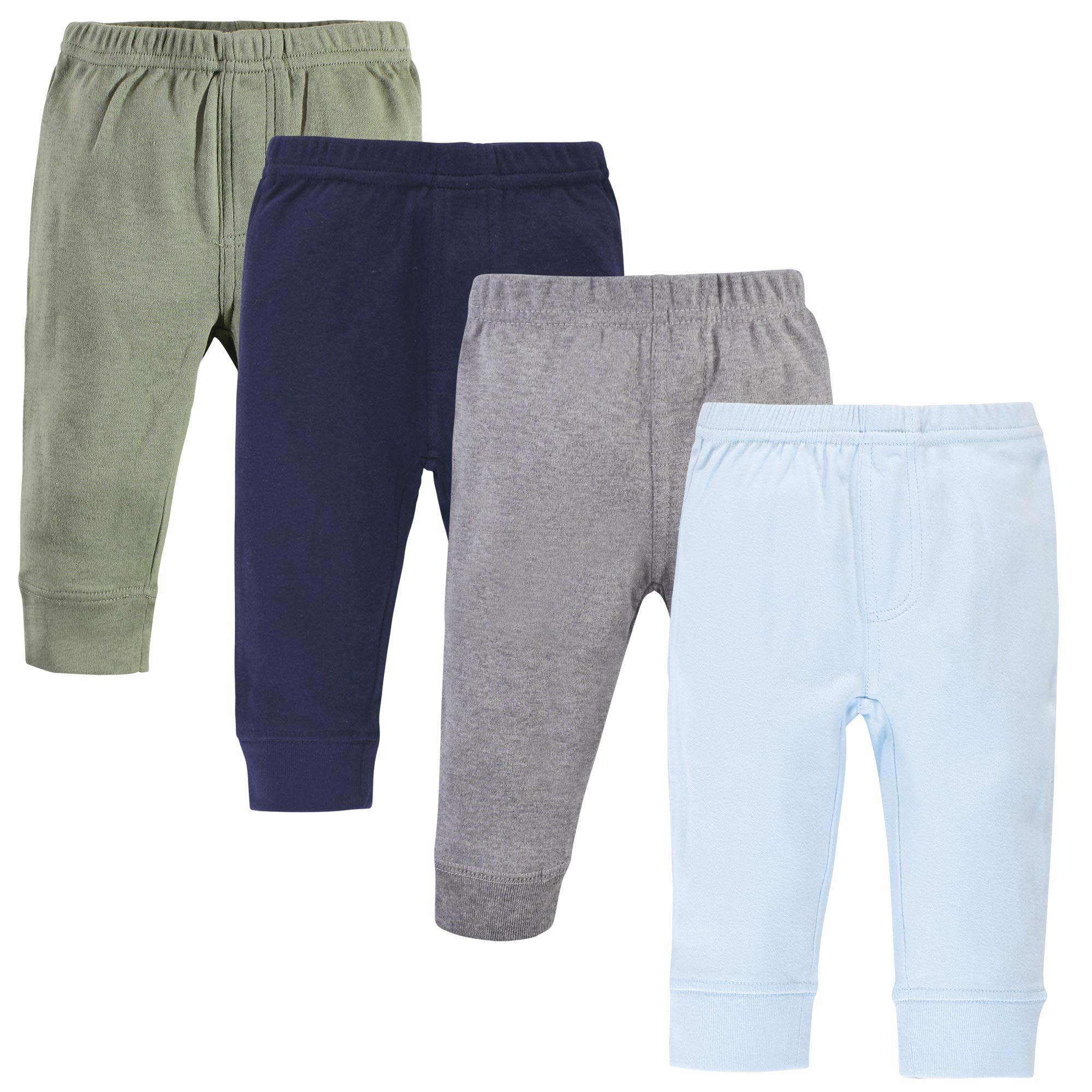 Photo 1 of Touched by Nature Unisex Baby Organic Cotton Pants, Blue Green, 2 Toddler