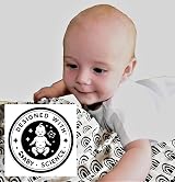 Baby Bliss Bamboo Muslin Squares 60x60cm Black White 3 Pack Sensory view 4