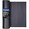 CASOMAN Professional Tool Box Liner and Drawer Liner,Easy Cut Non-Slip Foam Rubber Toolbox Drawer Liner Mat - Adjustable Thick Cabinet Liners,Black,16 inch (Wide) x 16 feet (Long)