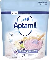 Aptamil Multigrain Banana & Berry Porridge Cereal 7+ Months 200 g (Pack of 4) view 7