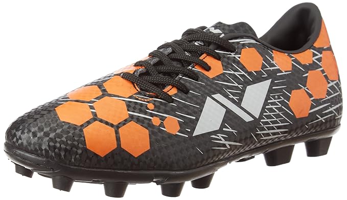 Buy Nivia Raptor-I Football Shoes, Men's 8 UK (Black/Orange) Online at Low Prices in India 