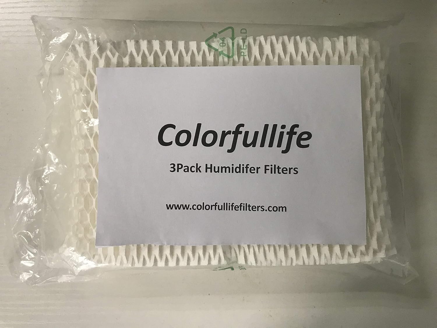 Colorfullife 3 Pack Humidifier Wicking Filters for Honeywell Humidifier Replacement Filter HAC-504AW, HAC504V1, HAC-504 Filter A -