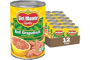 Del Monte Red Grapefruit Sections in Light Syrup, 15 oz. Can (pack of 12)
