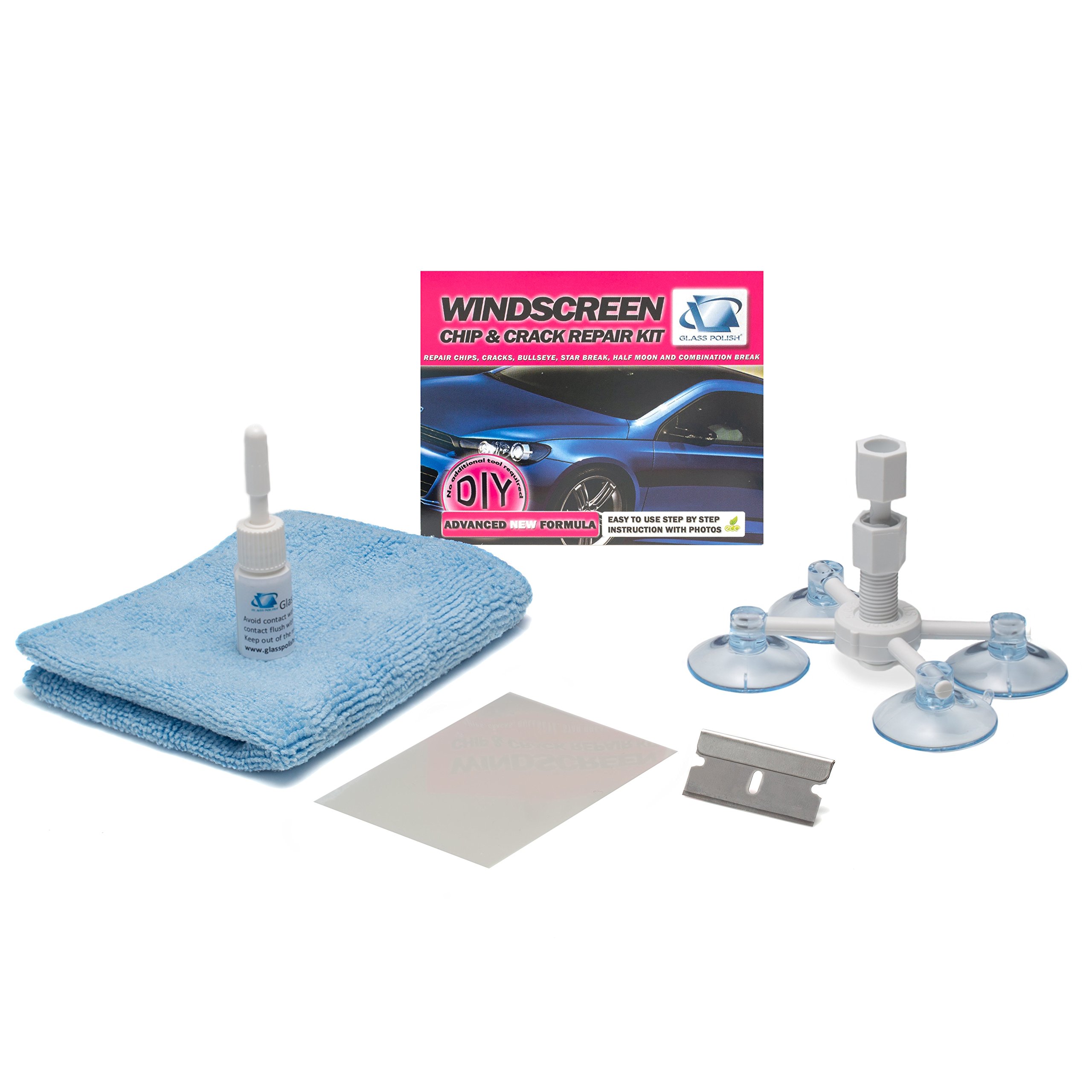 Buy Glass Polish 21101 Windshield Repair Kit, Chip and Crack DIY Repair