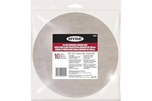 Hyde 09922 9" Disk Abrasive Sanding Net, 240 Grit, 10 Pack