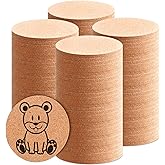Layhit Cork Coasters for Drinks Absorbent Cork Trivets 4 Inch Bulk Blank Coasters for Kitchen Office Dishes Plate Wine Glass Cup Cottage DIY Crafts(300 Pcs,Round)