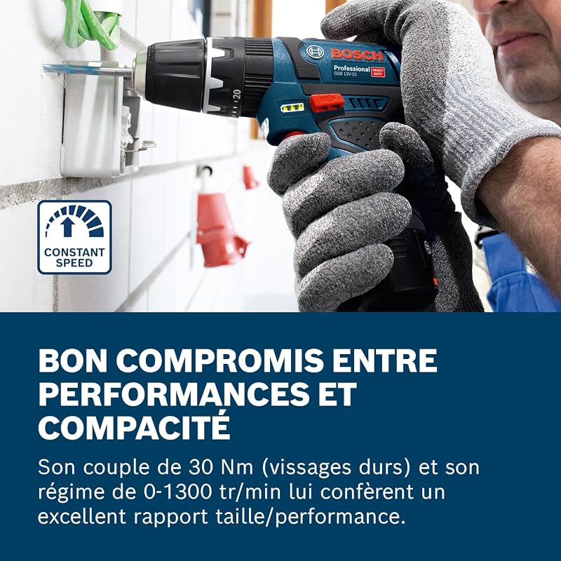 Bosch PRO perceuse-visseuse à percussion GSB 12V-15