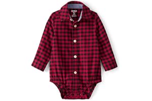 OSHKOSH B'GOSH baby-boys Buttonfront Bodysuit