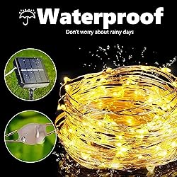 Joomer Solar Fairy Lights, 2-Pack Total 80FT 240LED
