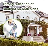 OFFO Bird Reflective Scare Tape 243m 2.5cm Dual Sided Deterrent Pigeons view 3