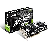 MSI GAMING GeForce GTX 1060 6GB GDRR5 192-bit HDCP Support DirectX 12 Dual Fan VR Ready OC Graphics Card (GTX 1060 ARMOR 6G O