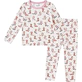 pureborn Baby Toddler Kids Viscose from Bamboo Pajamas Set Pjs 2pcs 18M-8Y