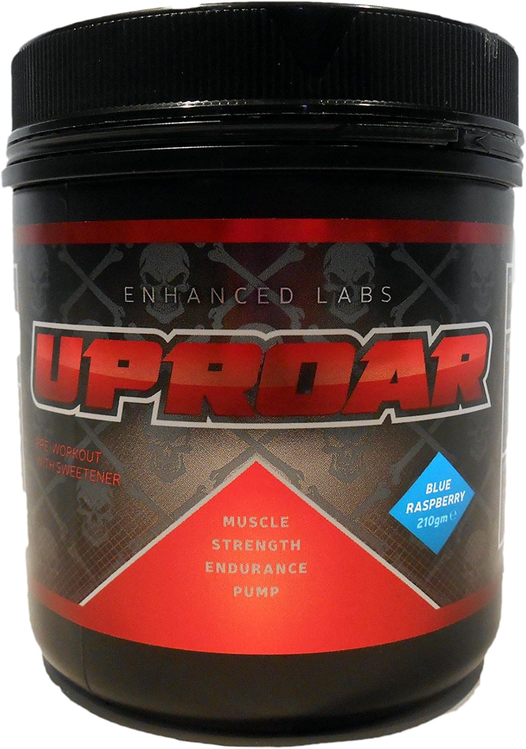 Enhanced Labs 210g Blue Raspberry Uproar Pre Workout
