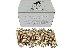 O'BERRY ENTERPRISES O'Berry 3252 'Squeeeeek No More' Specially Scored Square Drive Floor Screws - 250 per Package