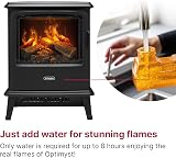 Dimplex Bayport Optimyst Electric Stove Fire Water Vapour Lifelike Flame Black view 3