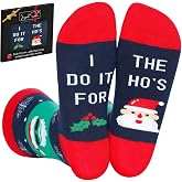 IRISGOD Funny Christmas Socks for Men &amp; Women - Novelty Xmas Gifts - Cool Stocking Stuffers