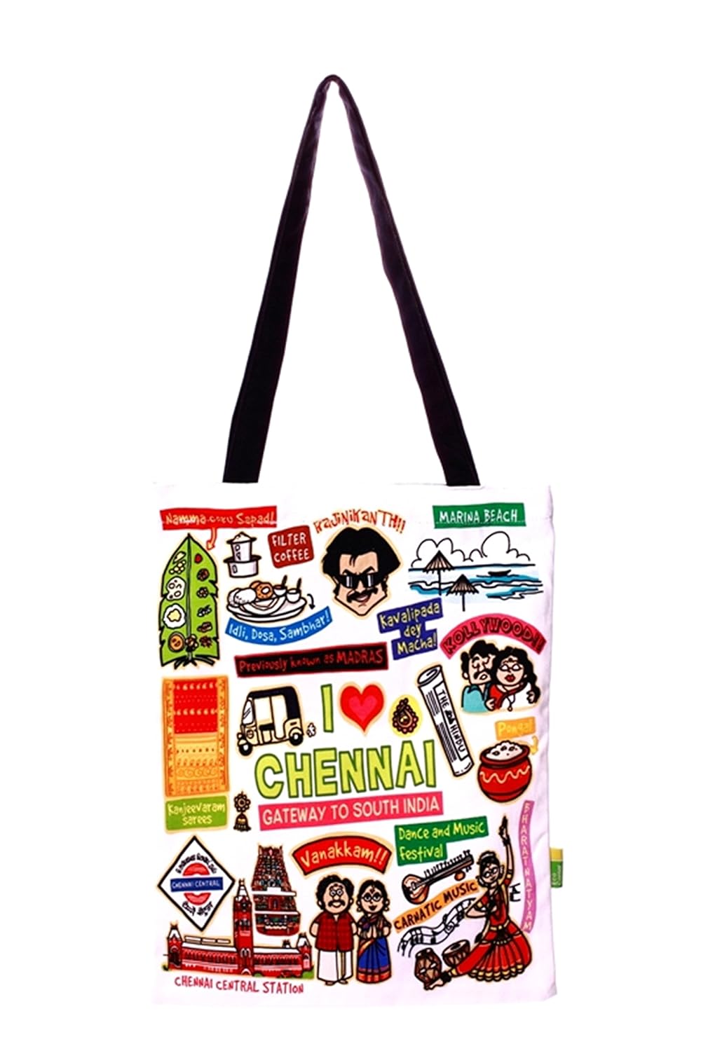 eco corner women's tote bag (multi-colour) (2014)