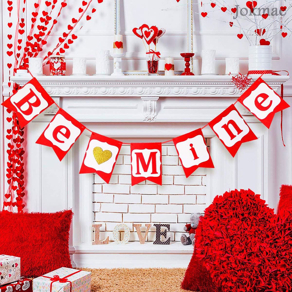 Valentines Day Banner Be Mine Felt Garland With Red Love Heart Streamer Party Decorations Gift For Proposal Engagement Wedding Anniversary School Valentines Day Banner Be Mine Felt Garland With Red Love Heart Streamer Party Decorations Gift For Proposal Engagement Wedding Anniversary School