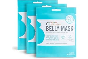 Munchkin® Milkmakers® Belly Mask for Pregnancy Skin Care & Stretch Marks, 3 Sheet Masks