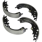 BOSCH BS871 Blue Drum Brake Shoe Set - Rear | Compatible with Select Toyota Tacoma