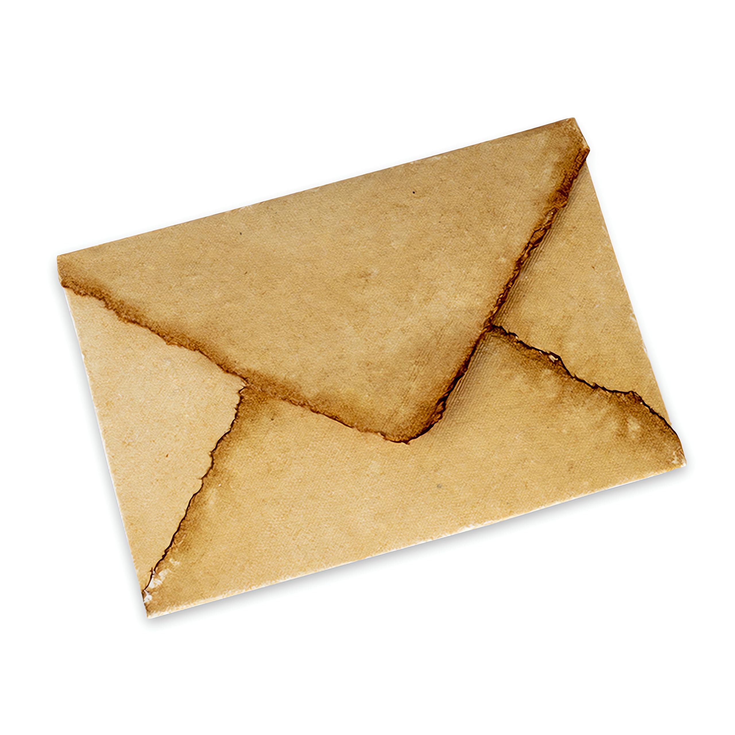 Wanderings Handmade Antiqued Envelope with Deckle Edge - 4.25 x 6.25 / 11x16 cm - Package of 25 for Writers Invitations Announcements - Cold Press Thick 150 GSM Recycled Paper