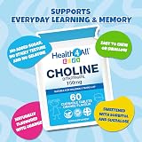 Health4All Choline 150mg 60 Chewable Tablets 3+ Vegan Orange Flavour view 4