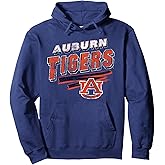 Auburn Tigers Vintage Distress 90's Navy Officially Licensed Pullover Hoodie