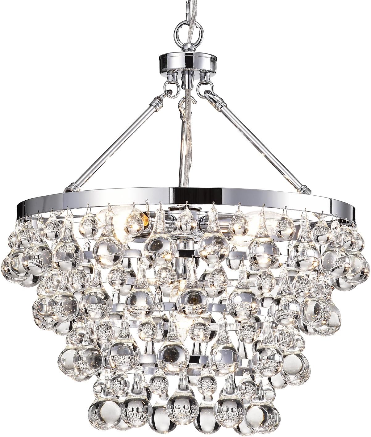 modern glam chandelier