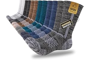 Comfoex Boys Crew Cotton Socks For Kids 6-8 4-6 8-10 Years Old Calf Half Cushioned Athletic Socks 6 Pairs