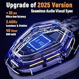 Ozeino Wireless Gaming Headset 2.4G USB Type-C 40H PS5 PS4 PC Mobile view 2