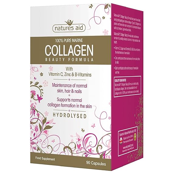 Natures Aid Collagen Beauty Formula With Vitamin C, Zinc & Bvitamin